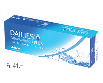 Boite de lentilles de contact Dailies AquaComfort PLUS à 30 pièces